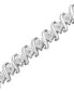 Фото #3 товара Diamond Tennis Bracelet in Sterling Silver (1/2 ct. t.w.)