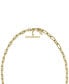 ფოტო #4 პროდუქტის Heritage D-Link Gold-Tone Brass Anchor Chain Necklace