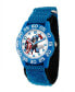 ფოტო #1 პროდუქტის Marvel Captain America Boys' Blue Plastic Time Teacher Watch