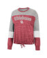 ფოტო #3 პროდუქტის Women's Crimson Oklahoma Sooners Joanna Tie Front Long Sleeve T-shirt