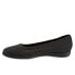 Фото #8 товара Trotters Darcey T1904-021 Womens Black Leather Slip On Ballet Flats Shoes