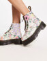 Фото #1 товара Dr Martens Sinclair flatform boots in floral mash up