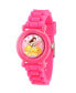 ფოტო #1 პროდუქტის Disney Princess Belle Girls' Pink Plastic Time Teacher Watch
