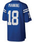 Фото #4 товара Men's Peyton Manning Royal Indianapolis Colts Legacy Replica Jersey