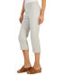 Фото #3 товара Women's Pull On Slim-Fit Rivet Detail Cropped Pants, Created for Macy's