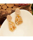 ფოტო #3 პროდუქტის Women's Textured Drop Earrings