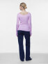 Фото #3 товара Лонгслив Pieces PCKITTE Slim Fit 17101437 Lavender