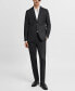 Фото #5 товара Men's Slim-Fit Check Wool Suit Blazer