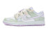 【定制球鞋】 Nike Dunk Low 恋萤 星星挂件 解构 手绘喷绘 低帮 板鞋 女款 白绿紫 / Кроссовки Nike Dunk Low DD1503-001