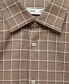 Фото #6 товара Men's Check Flannel Cotton Shirt