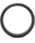 ფოტო #2 პროდუქტის Men's Textured Bevel Edge Band in Black Ion-Plated Tantalum