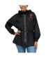 Фото #2 товара Women's Black Philadelphia Phillies Full-Zip Windbreaker Hoodie Jacket