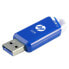 Фото #4 товара HP PNY x755w Triple Pack - 32 GB - USB Type-A - 3.2 Gen 1 (3.1 Gen 1) - 75 MB/s - Slide - Blue - White