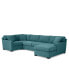 Фото #11 товара Radley 4-Pc. Fabric Chaise Sectional Sofa with Corner Piece, Created for Macy's