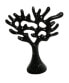 Skulptur Baum Schwarz Marmoroptik