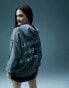 Фото #6 товара Murci oversized motif hoodie in washed grey