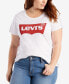 ფოტო #1 პროდუქტის Trendy Plus Size Perfect Logo Cotton T-Shirt