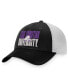 Men's Black, White TCU Horned Frogs Stockpile Trucker Snapback Hat