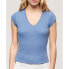 ფოტო #3 პროდუქტის SUPERDRY Essential Lace Trim short sleeve v neck T-shirt