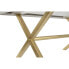 Dining Table DKD Home Decor White Golden Brass Mango wood 180 x 90 x 76 cm