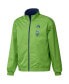 ფოტო #5 პროდუქტის Men's Navy and Green Seattle Sounders FC 2023 On-Field Anthem Full-Zip Reversible Team Jacket