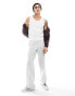 Brave Soul classic vest in white