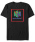 ფოტო #1 პროდუქტის Nintendo Men's 64 Cube Classic Logo Short Sleeve T-Shirt