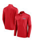 Фото #2 товара Men's Red Washington Capitals Underdog Mindset Quarter-Zip Jacket