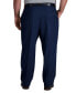 Фото #3 товара Men's Big & Tall Premium Comfort Stretch Classic-Fit Solid Flat Front Dress Pants