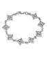 ფოტო #1 პროდუქტის Religious Inspirational Christian Faith Irish Love Knot Celtic Triquetra Trinity Bracelet For Women Sterling Silver Oxidized