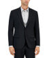 Hugo by Hugo Boss Modern Fit Wool Blend Suit Jacket Black 38R - фото #5