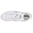Фото #8 товара Diadora Game Row Cut Metal Lace Up Mens Silver, White Sneakers Casual Shoes 178