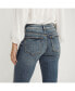 Фото #4 товара Women's Suki Mid Rise Curvy Fit Flare Jeans