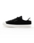 Tommy Jeans vulcanized suede trainers in black