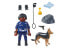 Фото #2 товара Фигурка Playmobil Police officer with sniffer dog 71162 City Action (Городская акция)