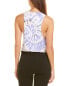 Фото #2 товара All Access The Dynamic Ribbed Crop Tank Women's Blue Xxs