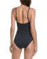 Фото #2 товара Vince Camuto V-Neck One-Piece Women's