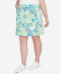 Plus Size Feeling the Lime Printed Skort