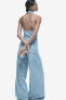 Z1975 DENIM HALTER JUMPSUIT