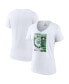 ფოტო #1 პროდუქტის Women's Boston Celtics Women's 2022 Eastern Conference Champions Locker Room V-Neck T-Shirt - White