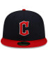 Фото #6 товара Men's Navy, Red Cleveland Guardians Authentic Collection On-Field 59FIFTY Fitted Hat