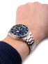 Фото #4 товара Мужские наручные часы с серебряным браслетом Citizen NH8389-88LE Day-Date Automatic 46mm 10 ATM