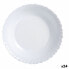Фото #1 товара Плоская тарелка Luminarc Feston Белый Cтекло (25 cm) (24 штук)