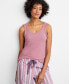 Фото #1 товара Women's Ribbed Modal Sleep Tank Top XS-3X, Created for Macy's