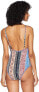 Фото #2 товара Minkpink 262031 Women's Lily Multi V-Neckline One Piece Swimsuit Size S