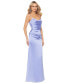 Women's Satin Ruched Gown
