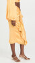 Andrea Iyamah Women's Behati Skirt, Yellow, M - фото #4