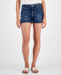 Фото #1 товара Women's Hola Solid Zip-Front Denim Shorts