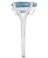 ფოტო #4 პროდუქტის Women's Sky Blue Topaz (3-2/3 ct.t.w.) Ring in Sterling Silver