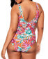 ფოტო #3 პროდუქტის Plus Size Gregoria Swimwear One-Piece